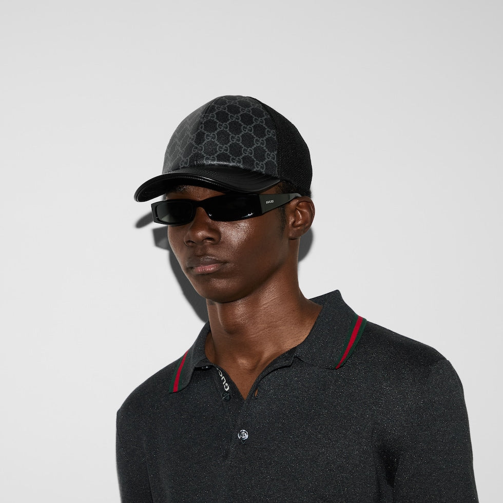 CASQUETTE EN TOILE GG MONOGRAM Black