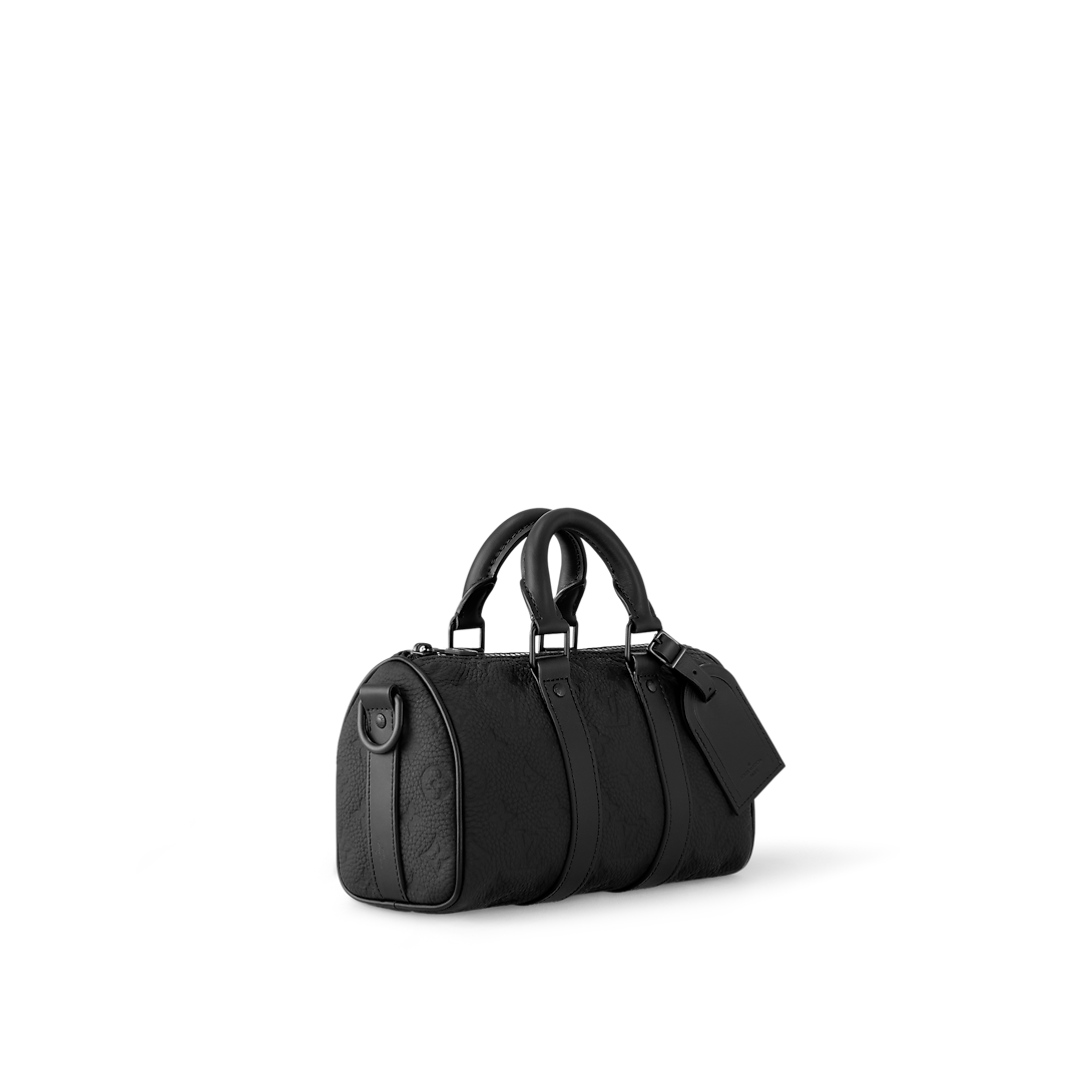 Sac Keepall Bandoulière 25 Black Cuir