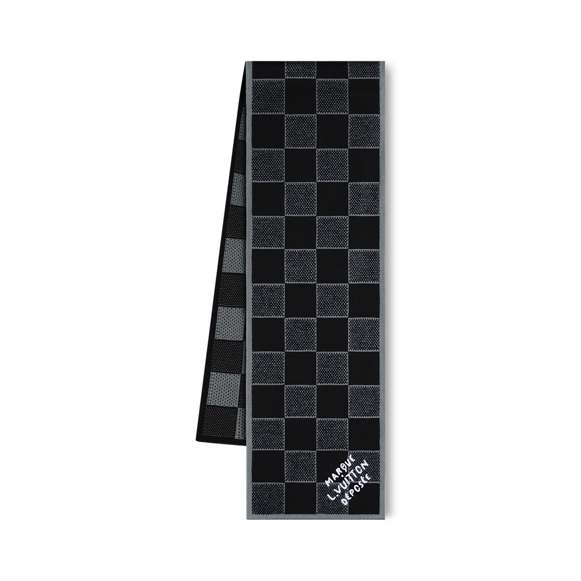 Bonnet et Écharpe Damier Heritage Black