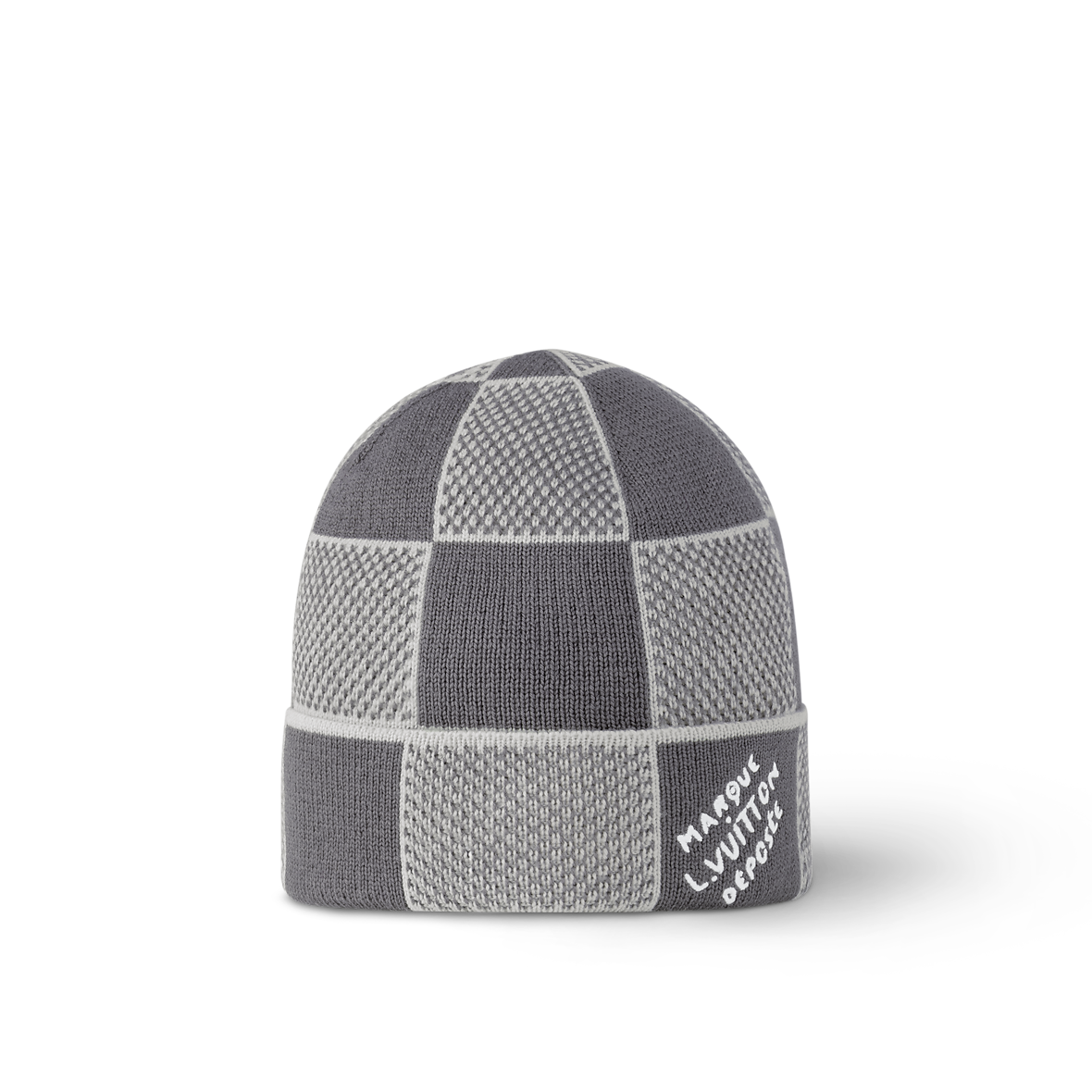 Bonnet et Écharpe Damier Heritage Grey