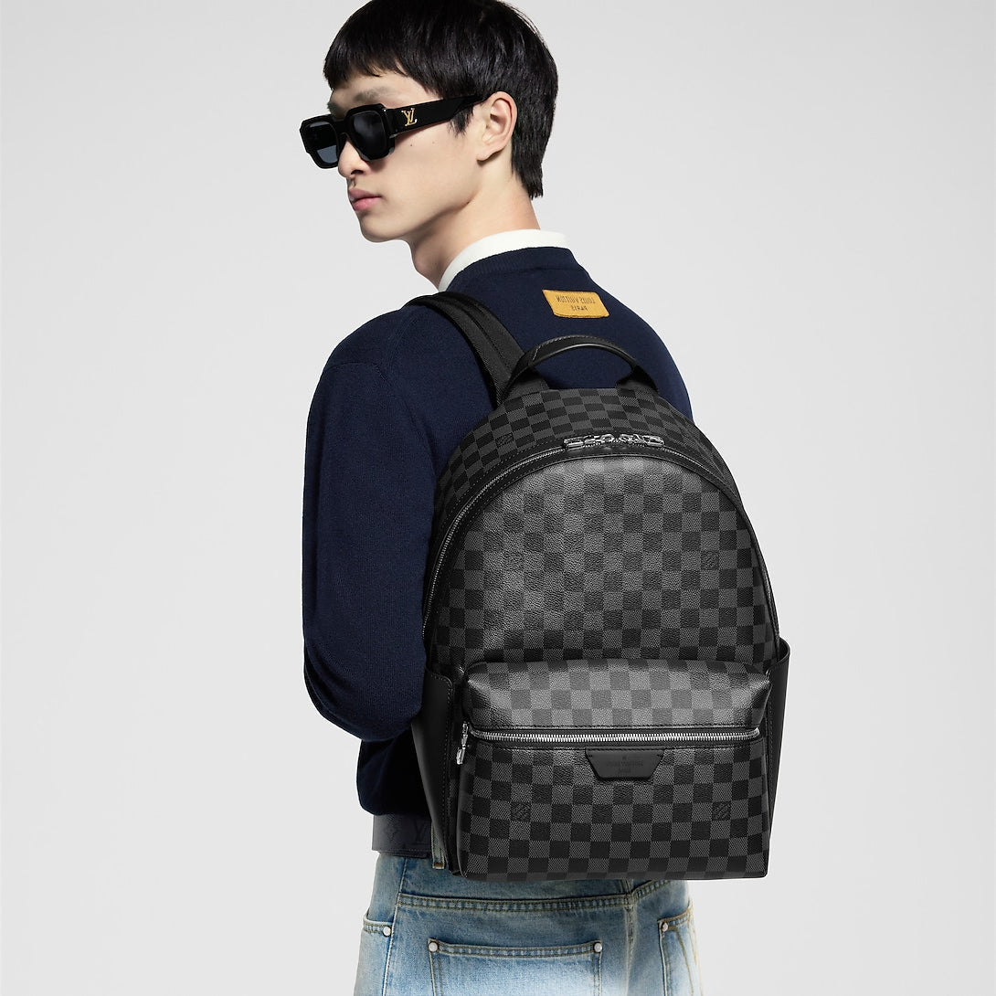Sac à dos Discovery PM Toile Damier Graphite Black