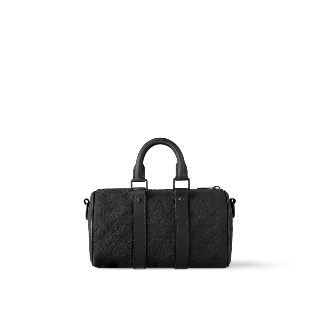 Sac Keepall Bandoulière 25 Black Cuir