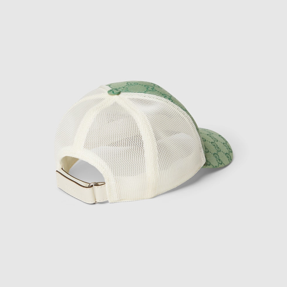 CASQUETTE EN TOILE ORIGINAL GG Green White