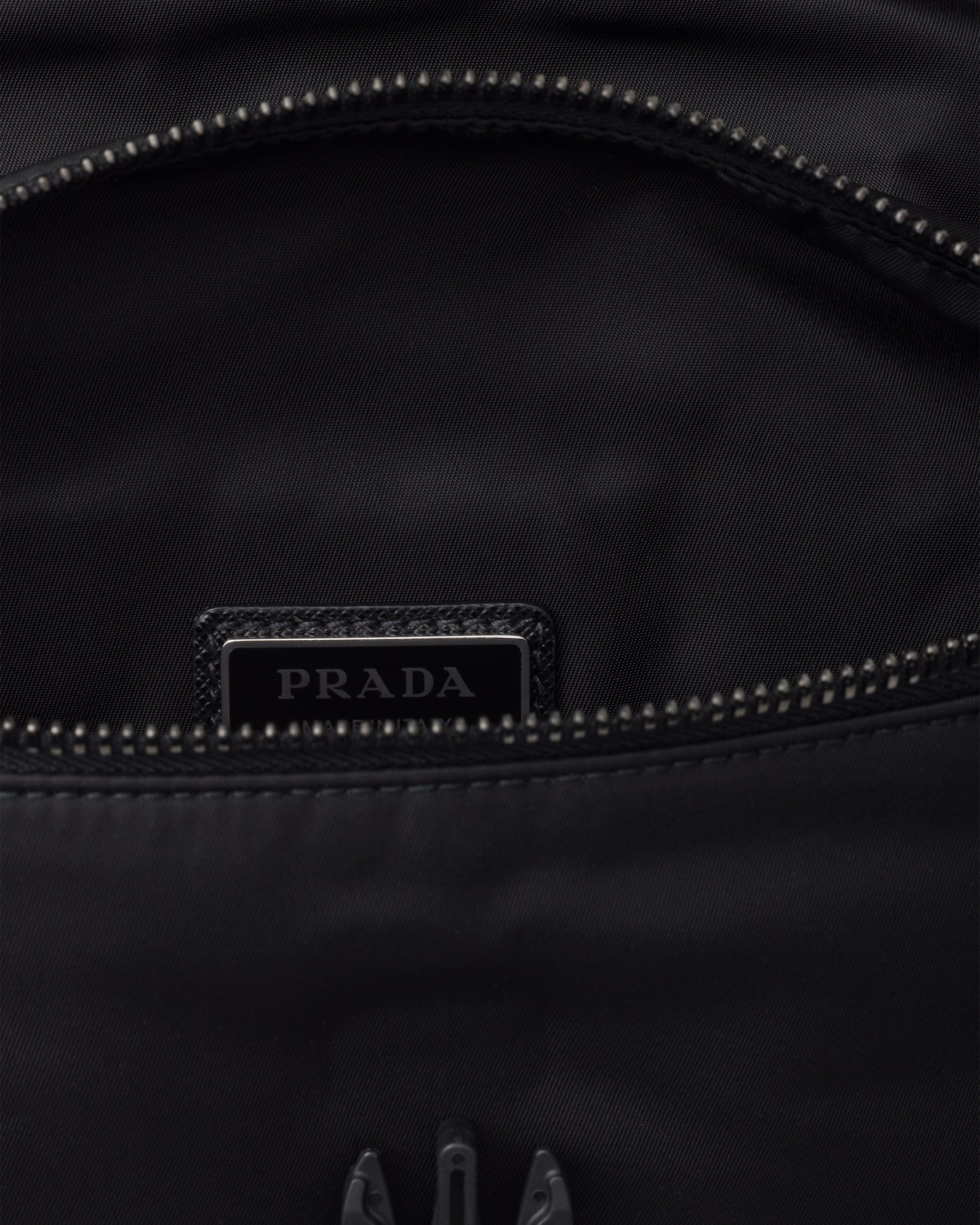 Sac porté épaule en Re-Nylon et cuir Saffiano