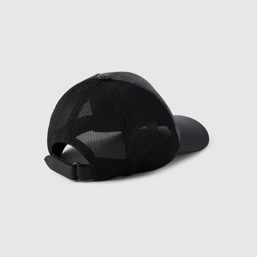 CASQUETTE EN TOILE GG MONOGRAM Black