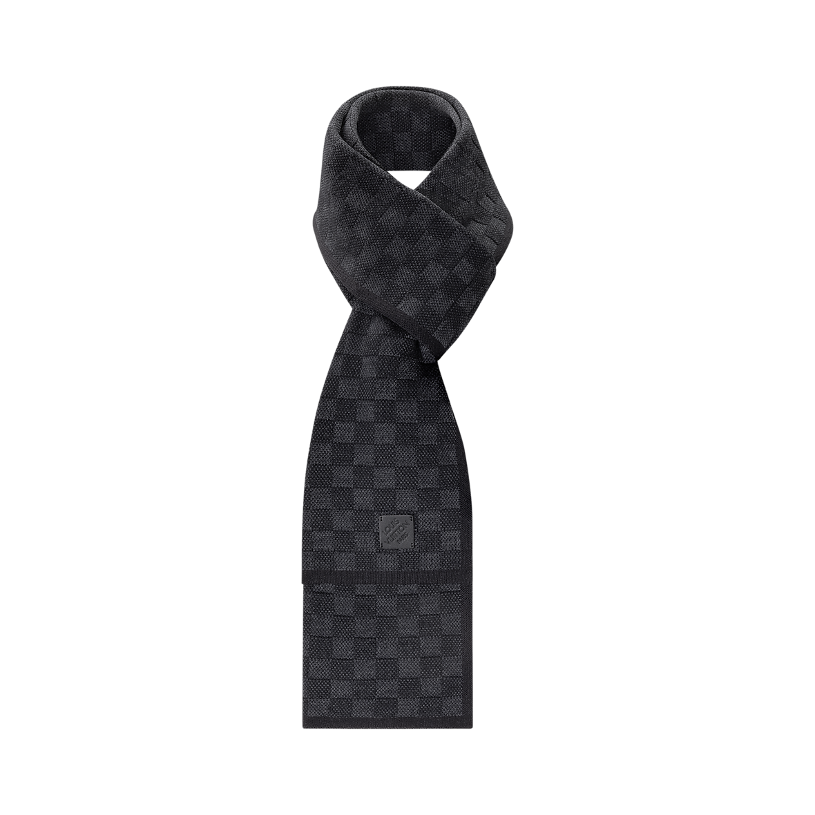 Bonnet et Écharpe Néo Petit Damier Black