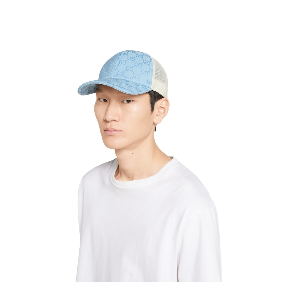 CASQUETTE EN TOILE ORIGINAL GG Blue White