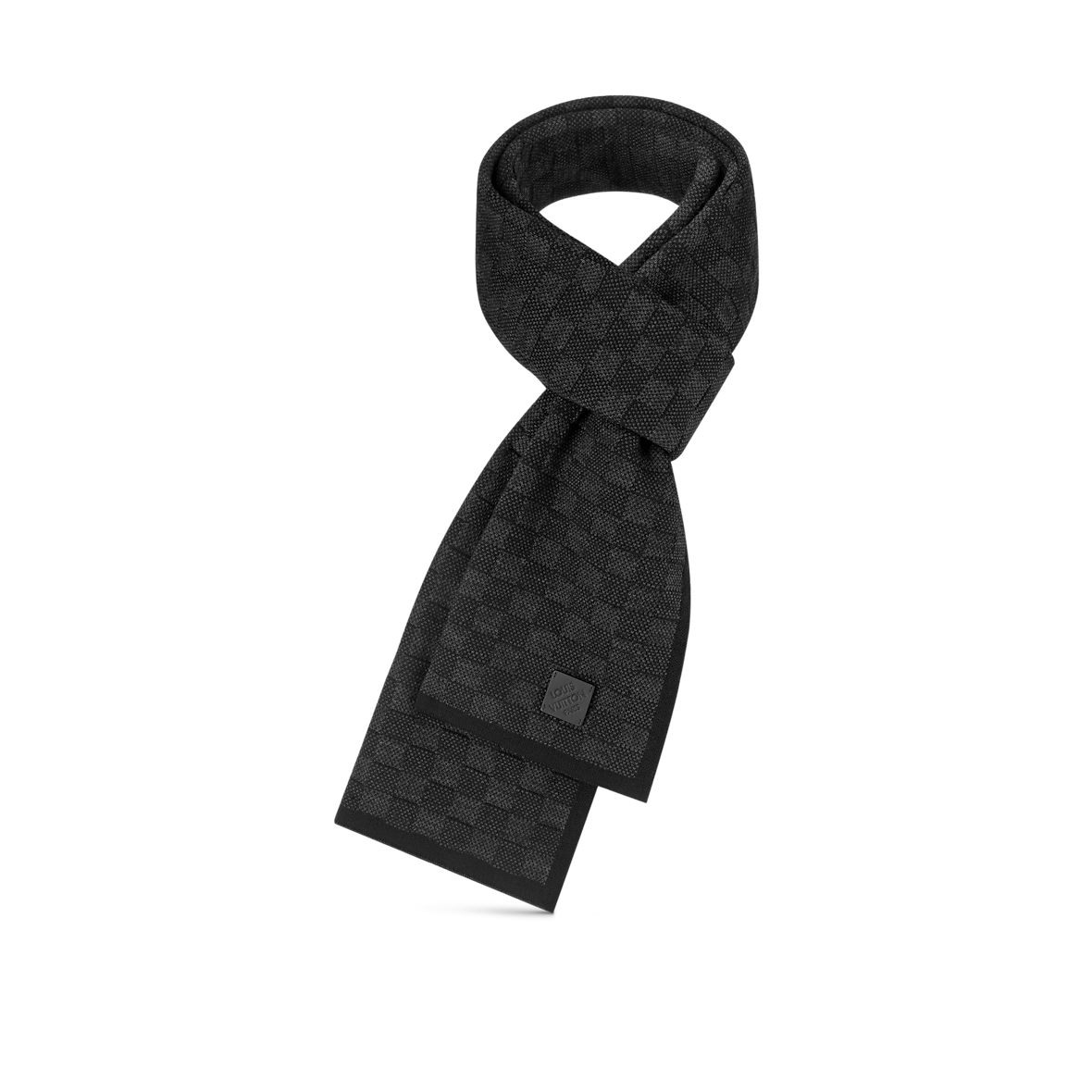 Bonnet et Écharpe Néo Petit Damier Black
