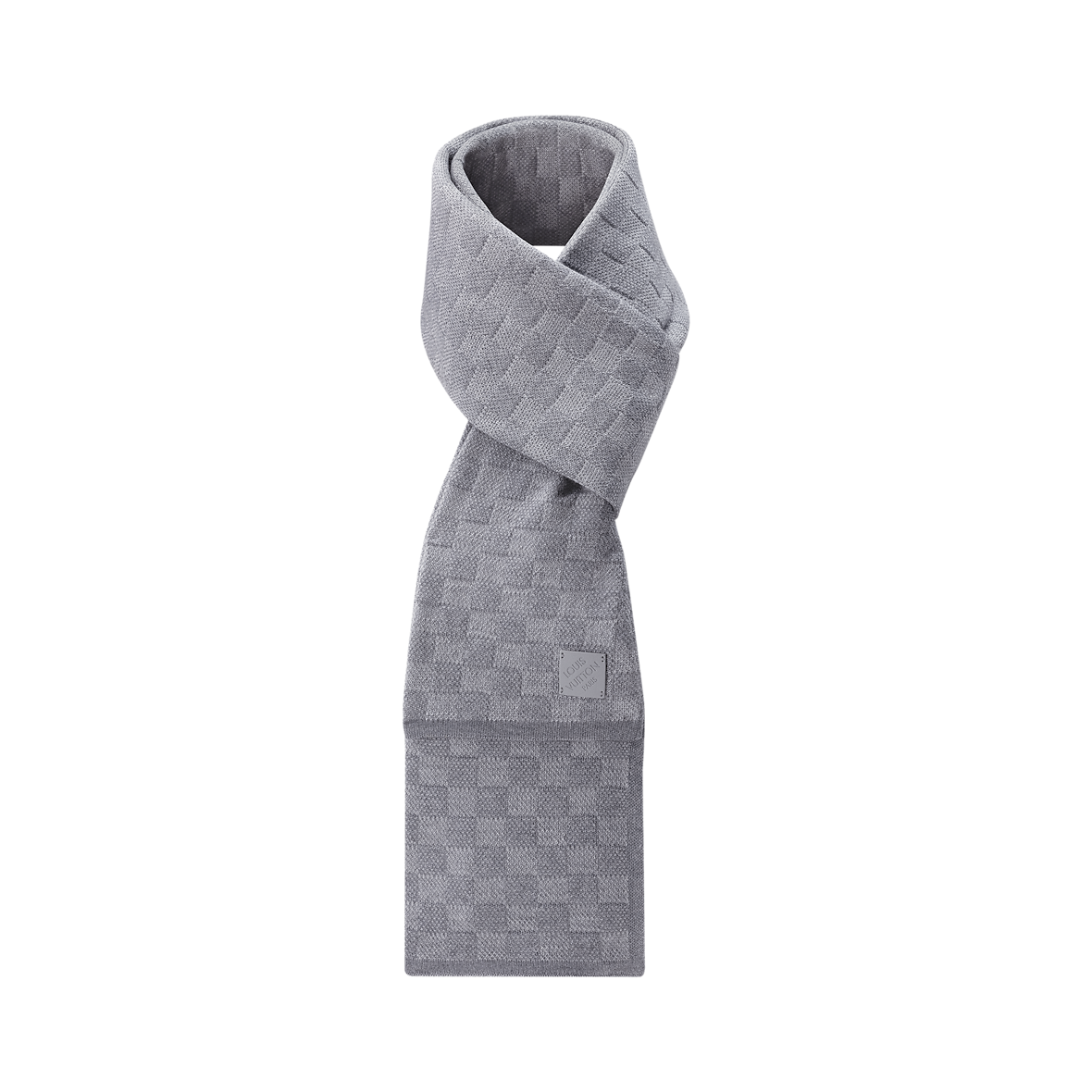 Bonnet et Écharpe Néo Petit Damier Grey