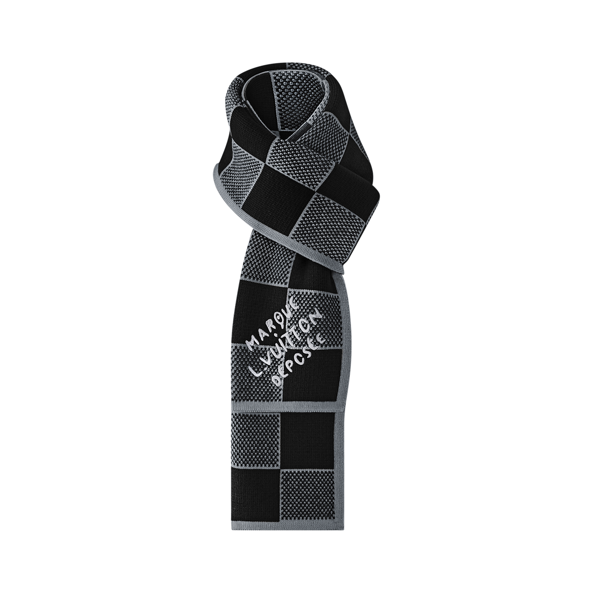 Bonnet et Écharpe Damier Heritage Black