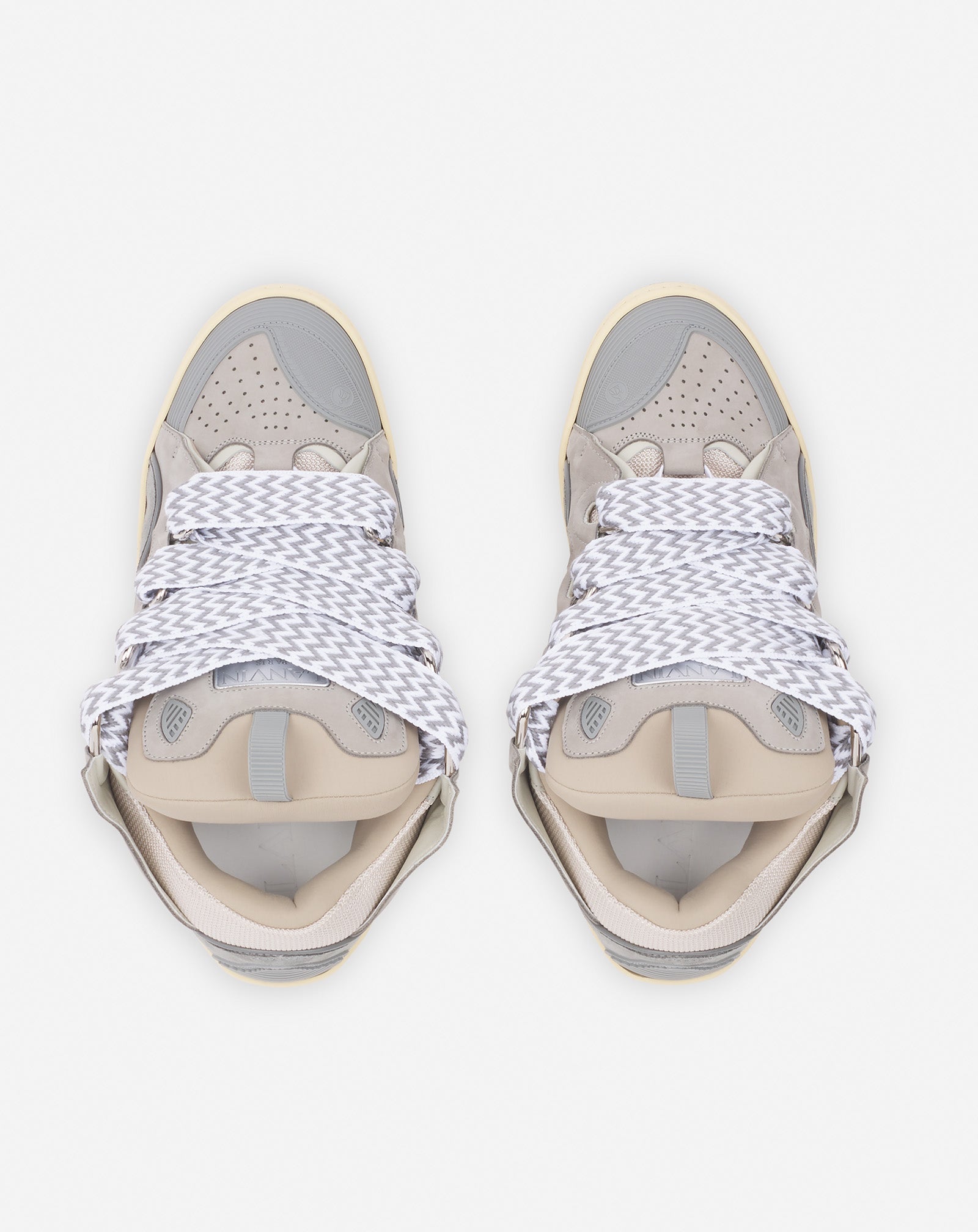 LANVIN LEATHER CURB Grey
