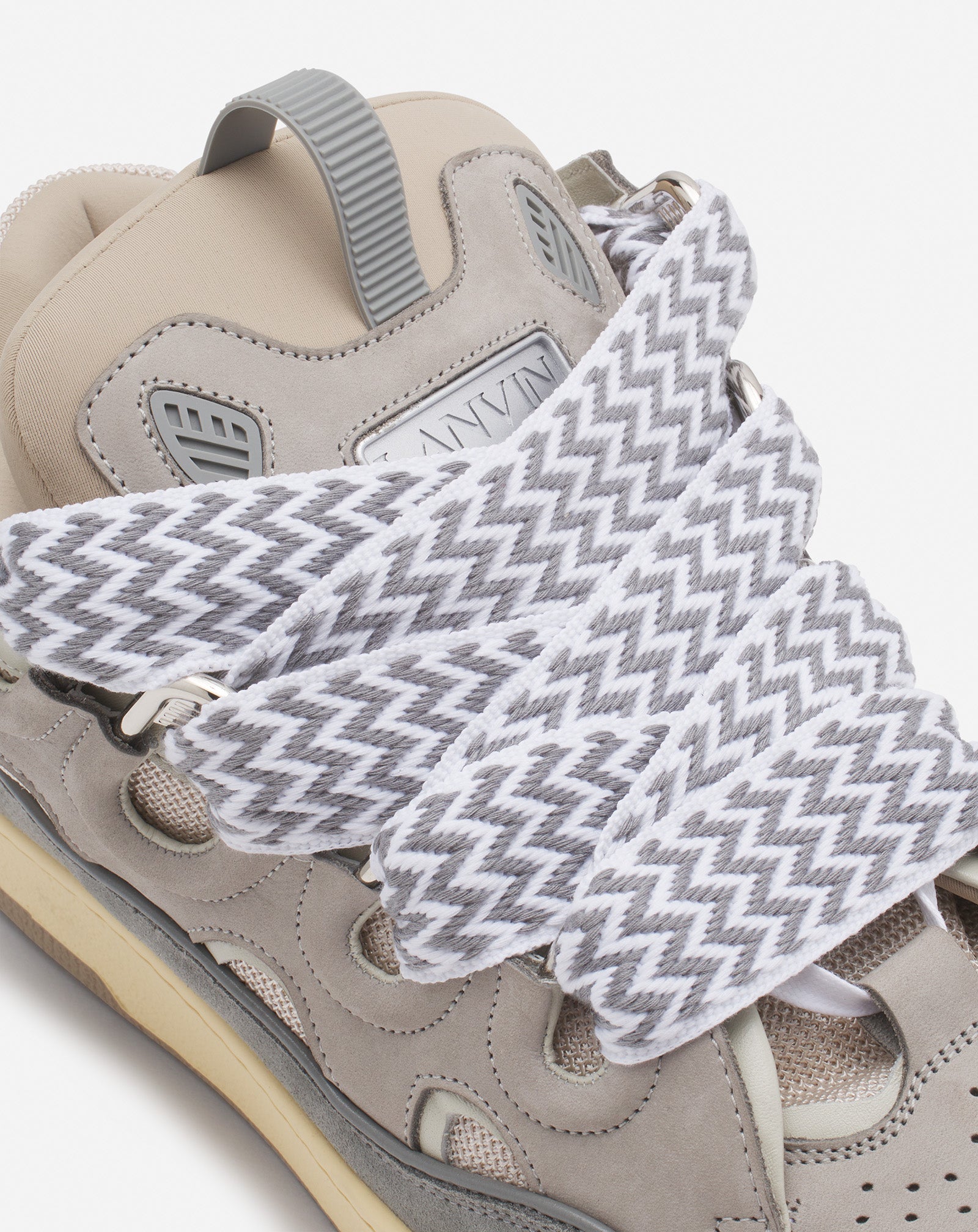 LANVIN LEATHER CURB Grey